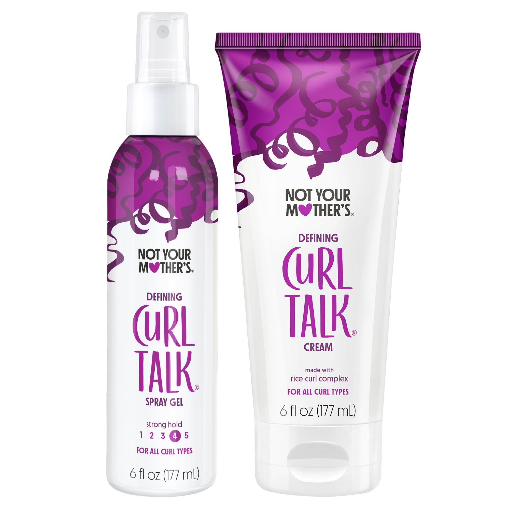 Not Your Mother's Curl Talk spray gel bottle pour for lightweight curl definition