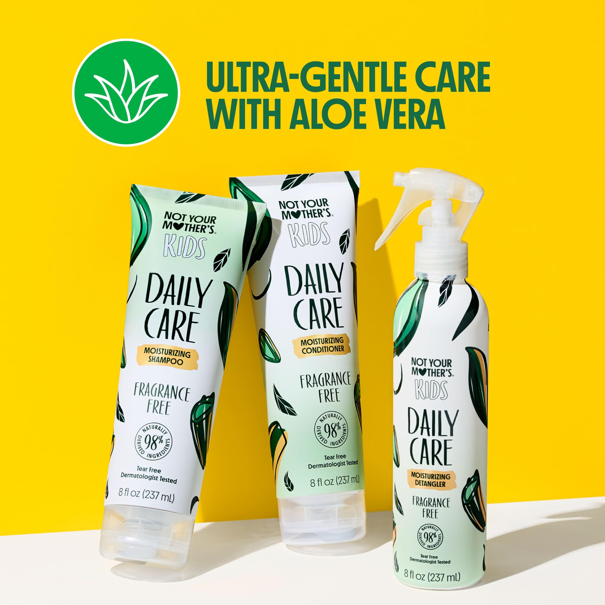 Not Your Mother's Kids Daily Care Conditioner bottle detangles and softens hair.