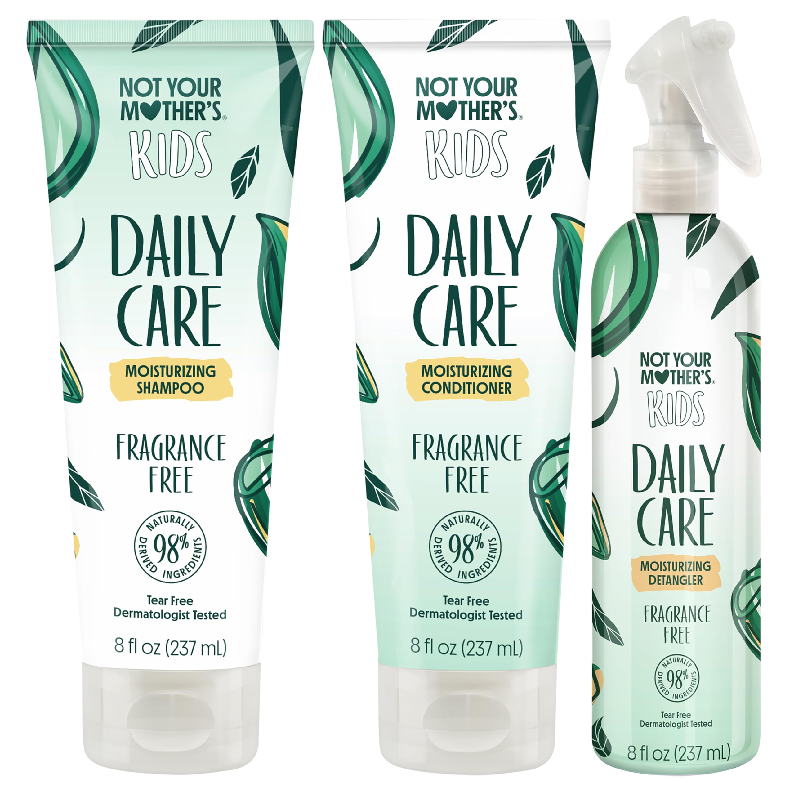 Not Your Mother's Kids Daily Care Shampoo bottle demonstrates gentle cleansing and moisture.