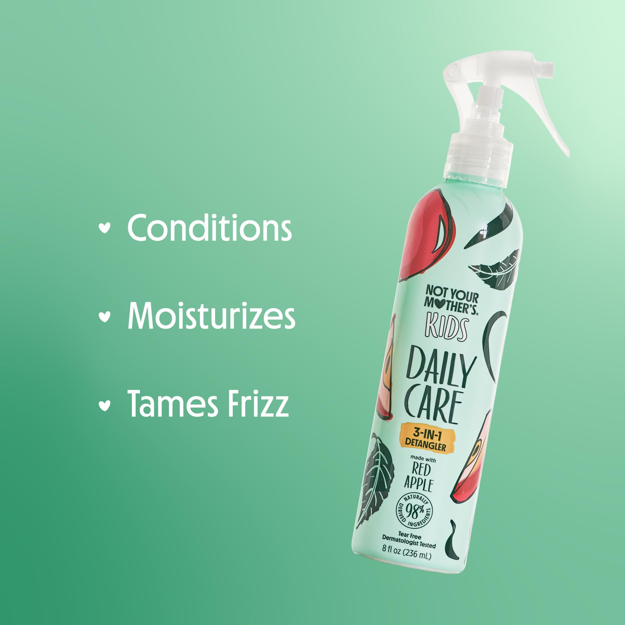 Not Your Mother's Kids zesty apple scent label adds pleasant fragrance during bath time.