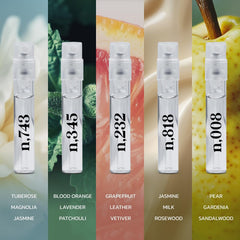 Noteworthy sampler credit note, hinting at future 100ml purchase.