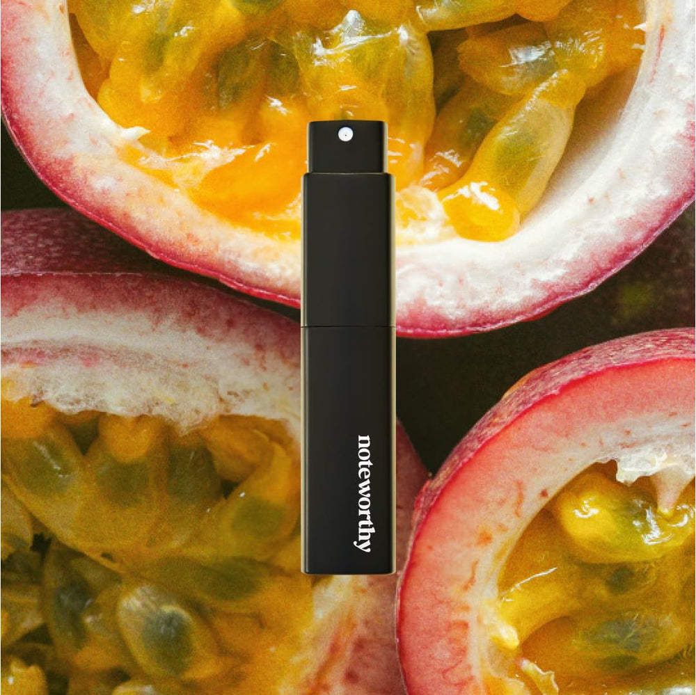 Noteworthy n057 fruit top notes capture vibrant freshness at first spray.