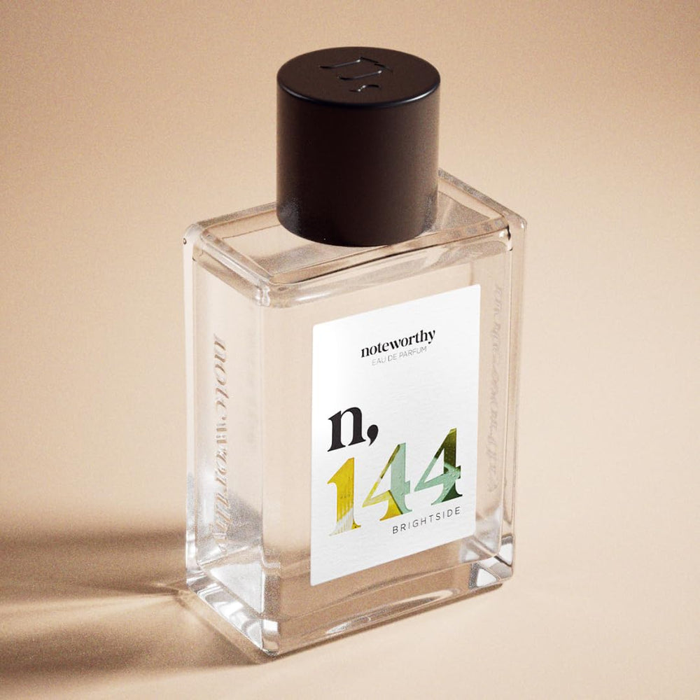 Noteworthy n,144 Brightside 50ml size suits travel and daily carry