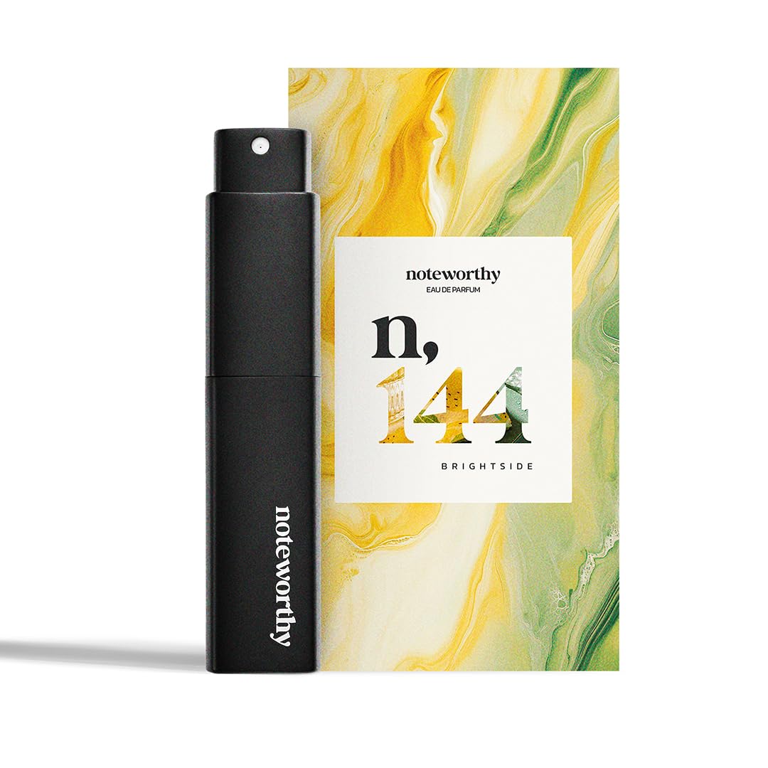 Noteworthy n,144 Brightside opens with citrus notes for a refreshing mood lift.