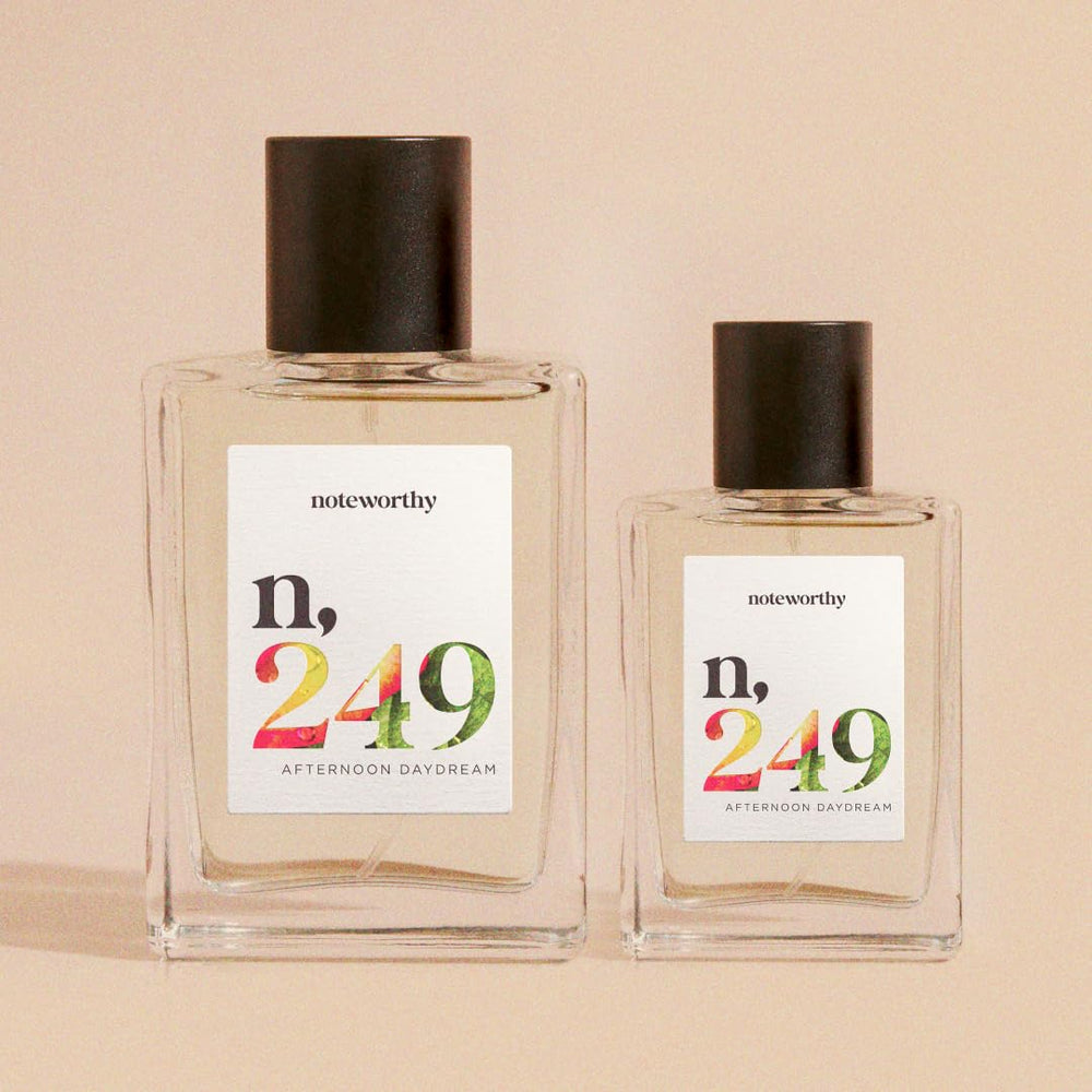 Noteworthy N,249 Afternoon Daydream closeup on ginger lily notes for vibrant character