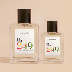 Noteworthy N,249 Afternoon Daydream closeup on ginger lily notes for vibrant character