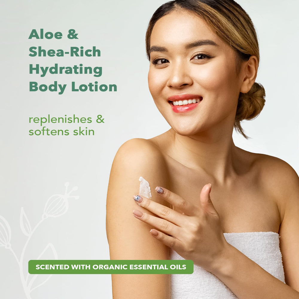 Nourish Organic Lavender Mint texture swatch demonstrates quick absorption