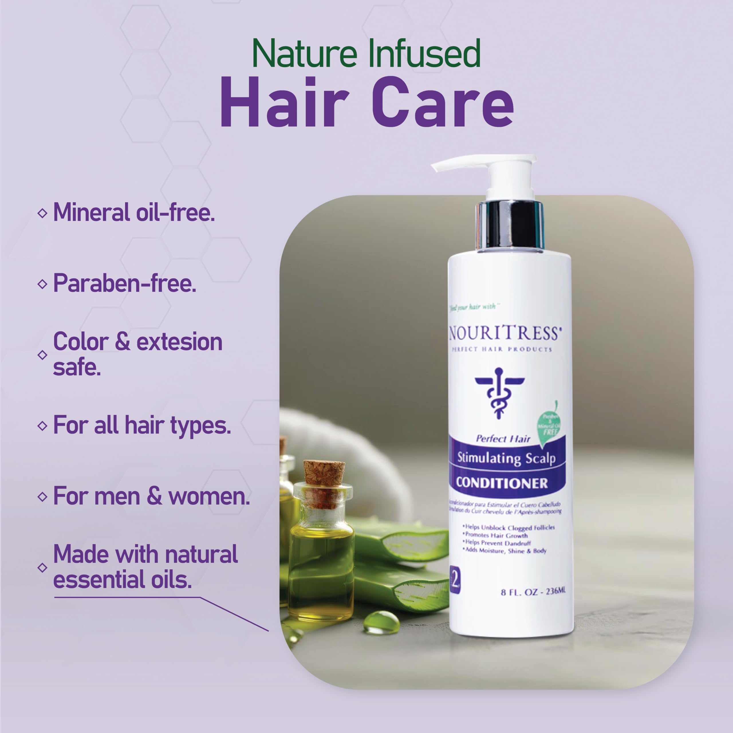 USA-made label emphasizes professional formulation and quality assurance