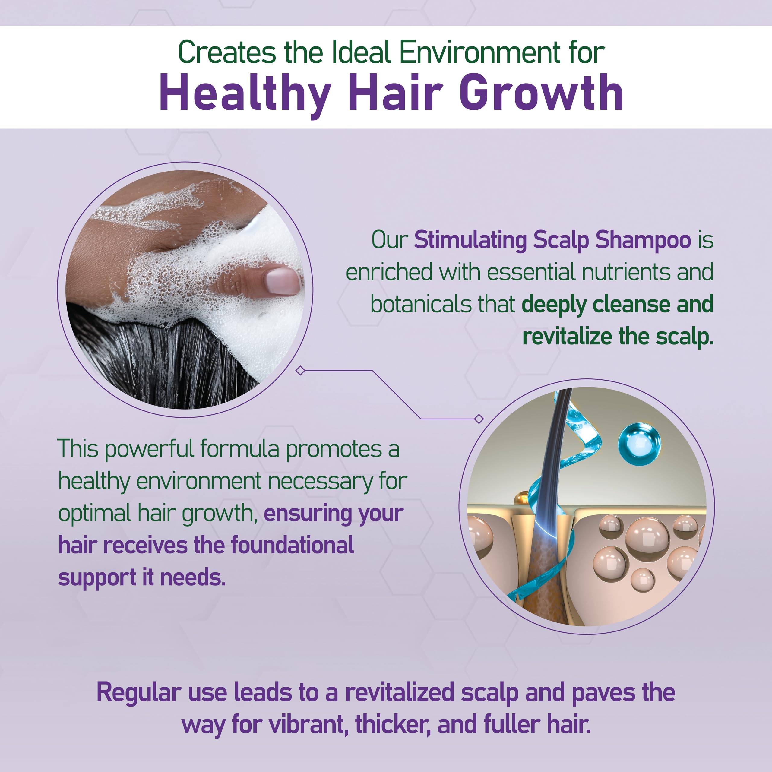NouriTress Stimulating Scalp Shampoo tea tree ingredient highlight for scalp balance