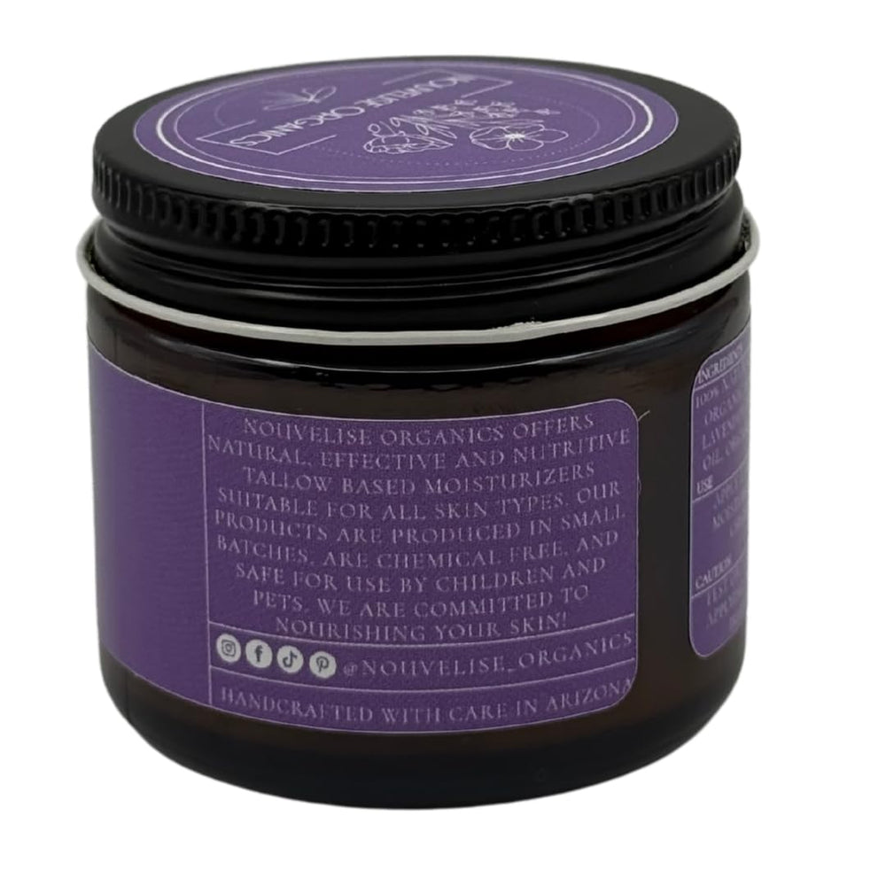 Nouvelise Elixir jar close-up highlighting a natural formula for sensitive skin.