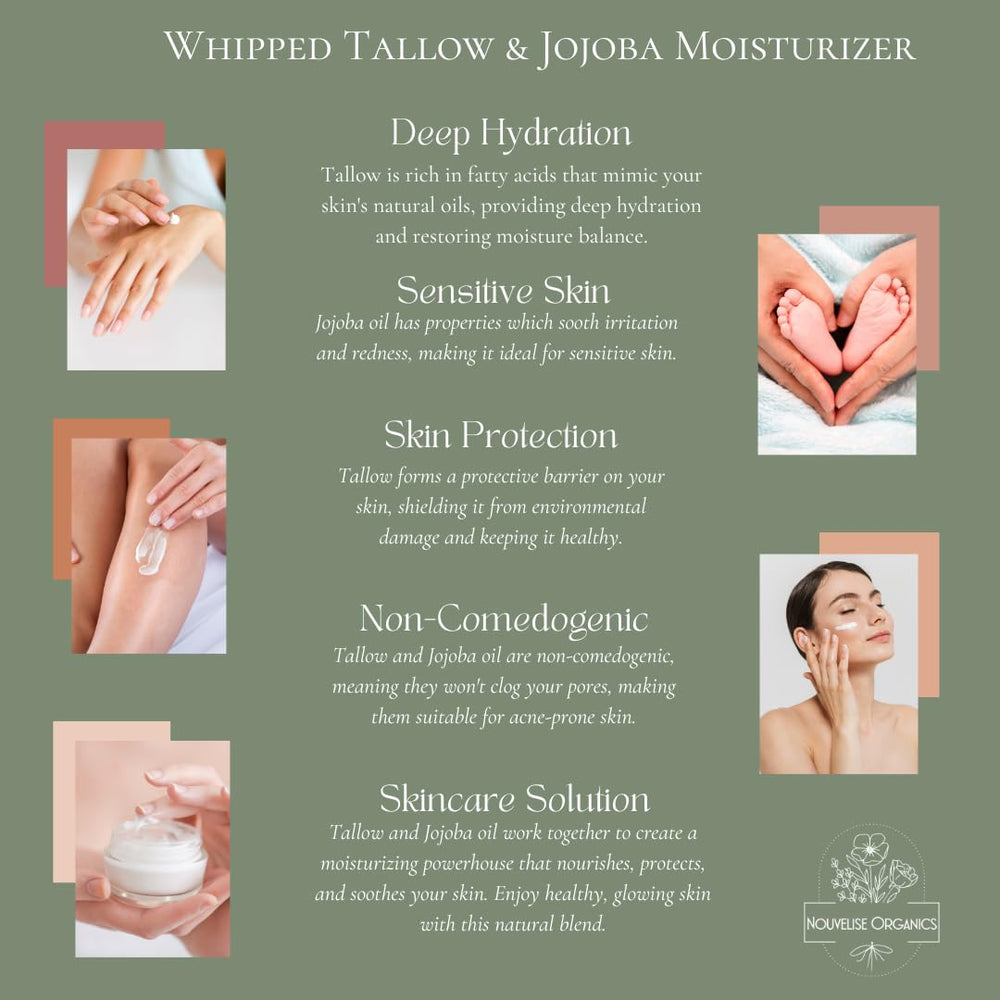 Nouvelise Pure Whipped Tallow Moisturizer safe for children and pets.
