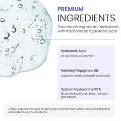 Nova Derm Institute serum on skin with breathable, non-greasy finish