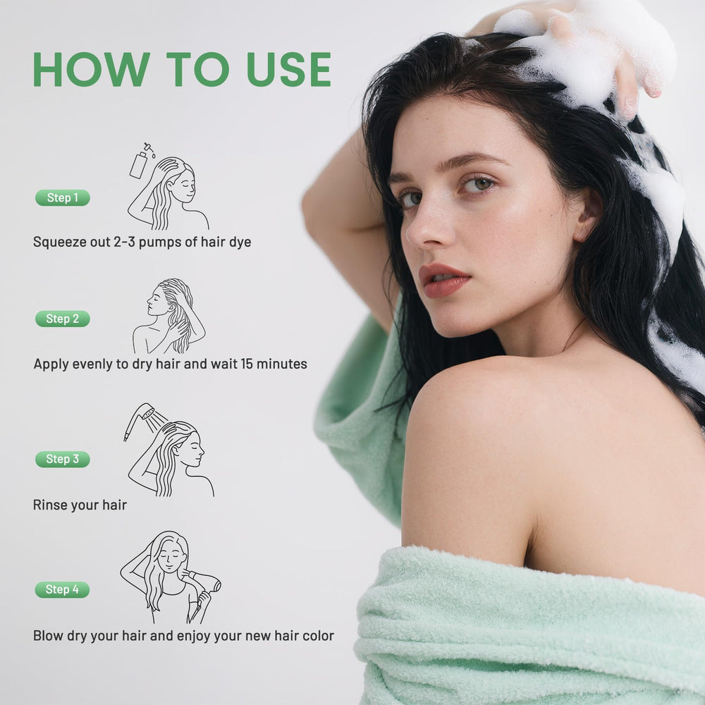 Nova DYE packaging emphasizes herbal ingredients and natural formula.