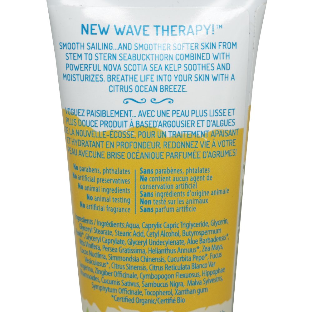 Nova Scotia Fisherman sea kelp infusion supports moisturized, healthy-looking skin throughout the day.