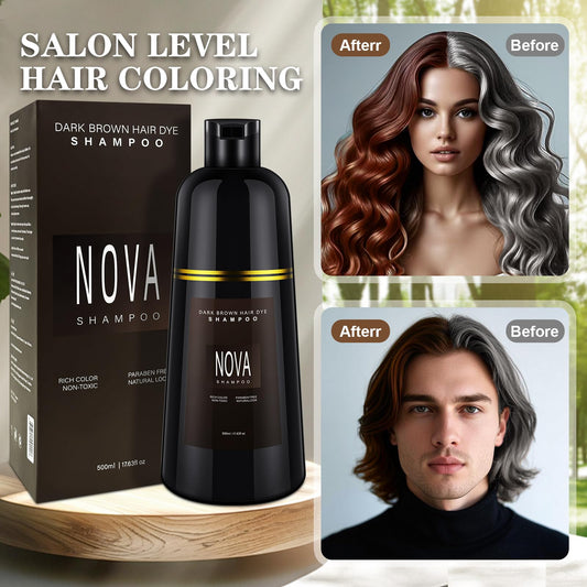 Nova Shampoo 3-in-1 formula for at-home color, cleansing, and conditioning