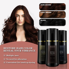 Nova Shampoo application with gloves shows clean, mess-free use.