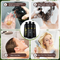 Nova Shampoo natural-botanical-formula emphasizes gentle, paraben-free color care.