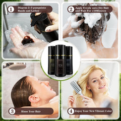 Nova Shampoo wait time of 15-20 minutes for fuller coverage.