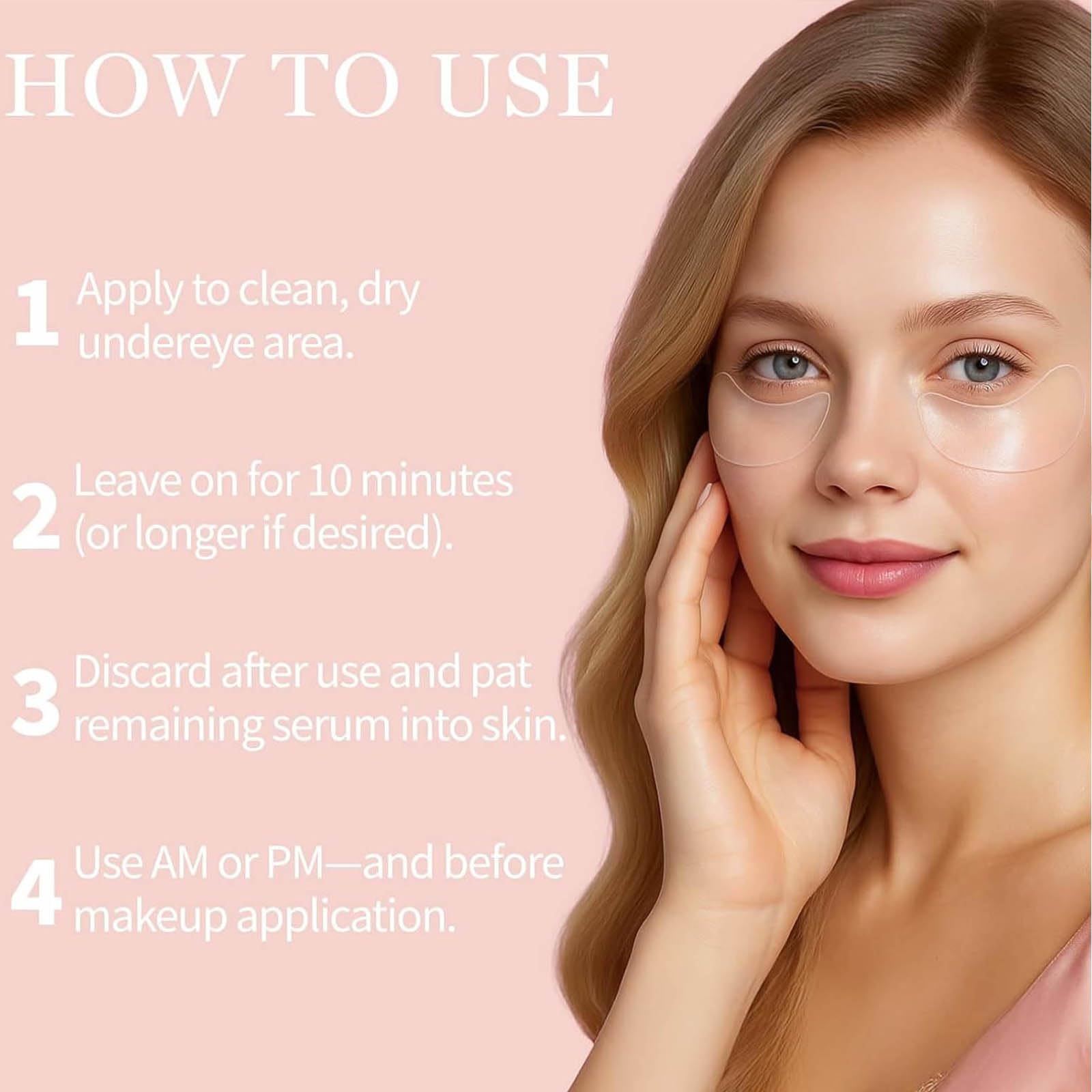 NOVALIFT Kunnozz firming eye patches refresh and tighten the delicate eye area