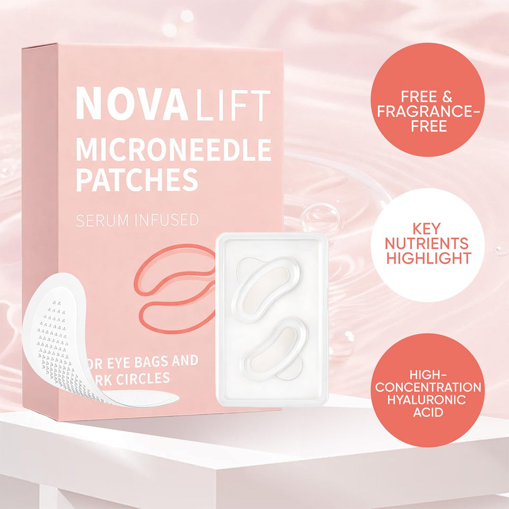 NOVALIFT Micro Eye Patches supporting smile lines for a softer contour.