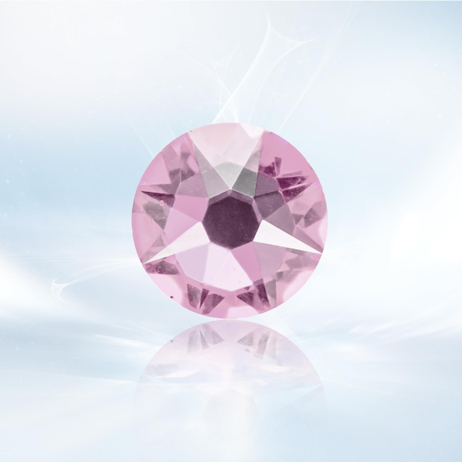 Novani pink rhinestones 1440-pack sparkles for nail art and crafts