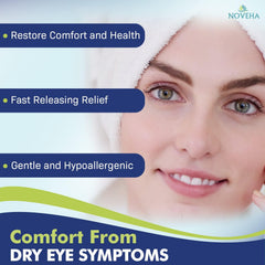 NOVEHA eyelid wipes for makeup removal and clean lids.