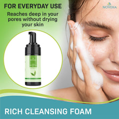 NOVEHA Tea Tree Oil Foaming Cleanser 2-pack box.