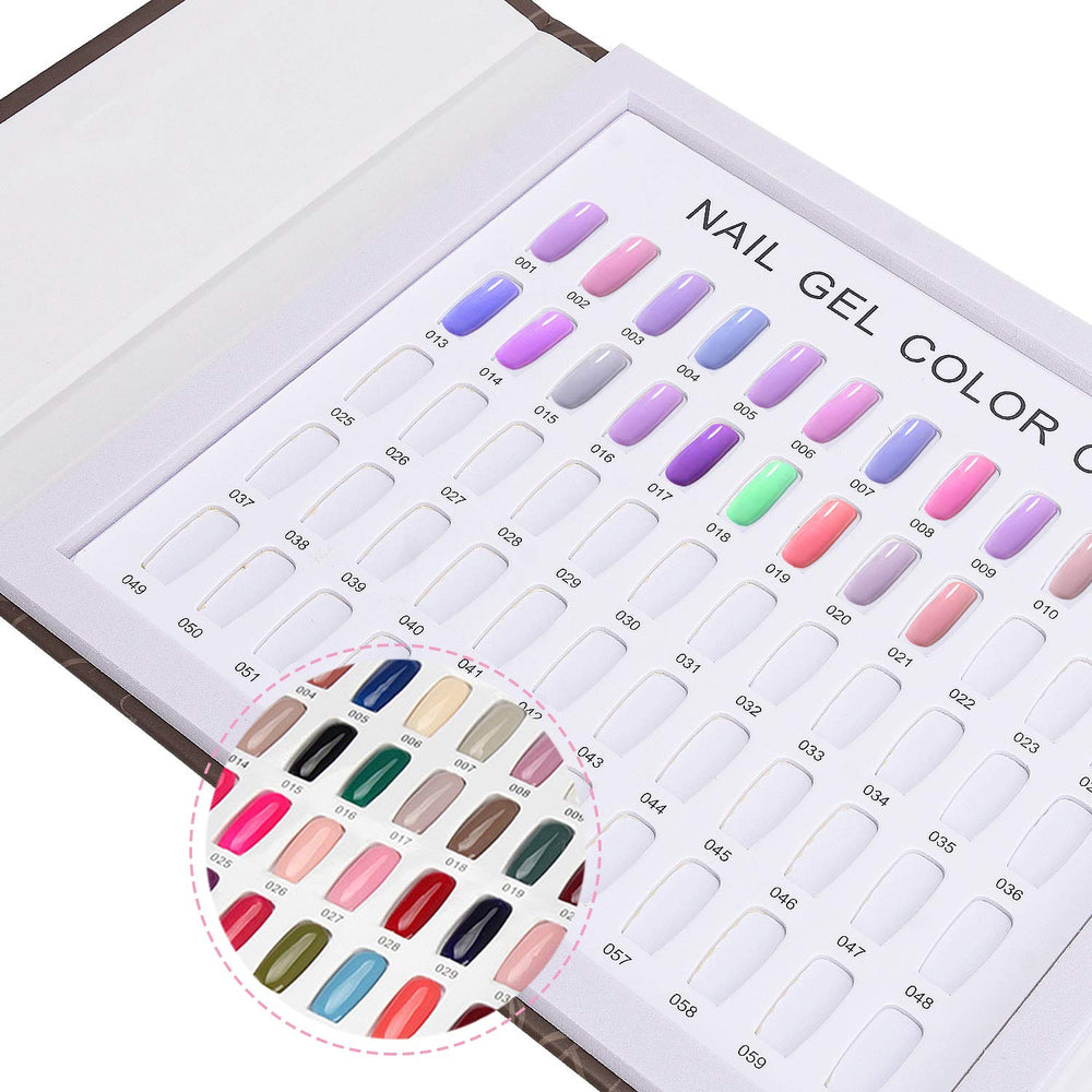 Noverlife color chart showcases vibrant shades for fast client decisions.