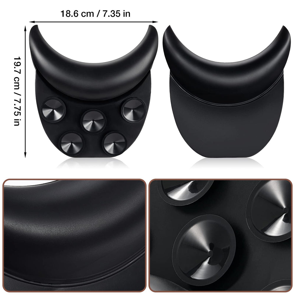 Noverlife ergonomic neck rest provides anti-slip support at the basin