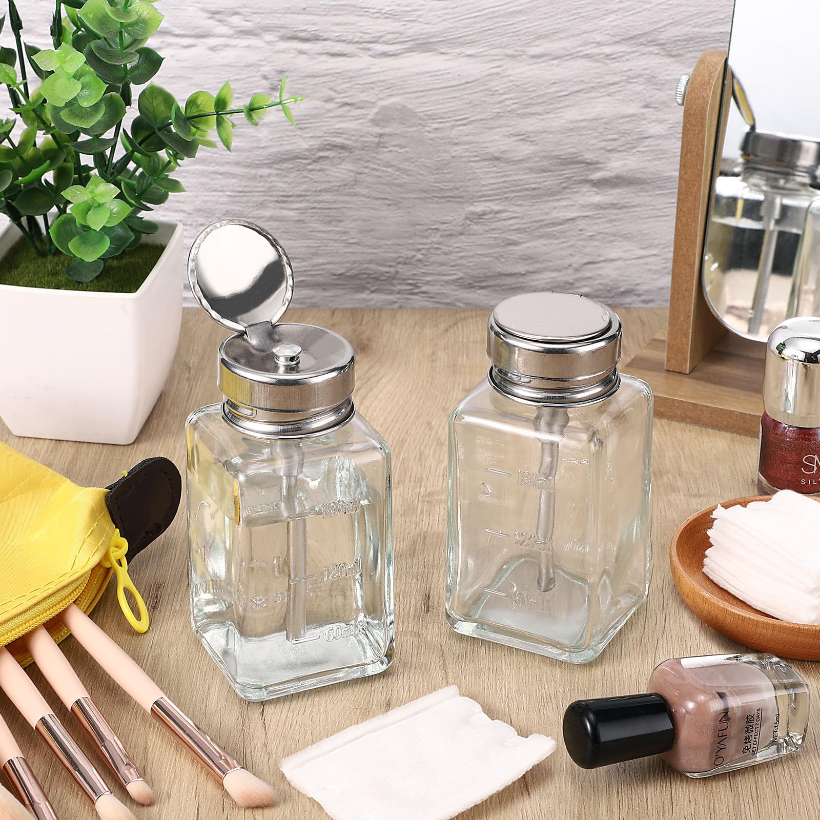 Noverlife multipurpose liquid dispenser bottle suitable for lotions and removers