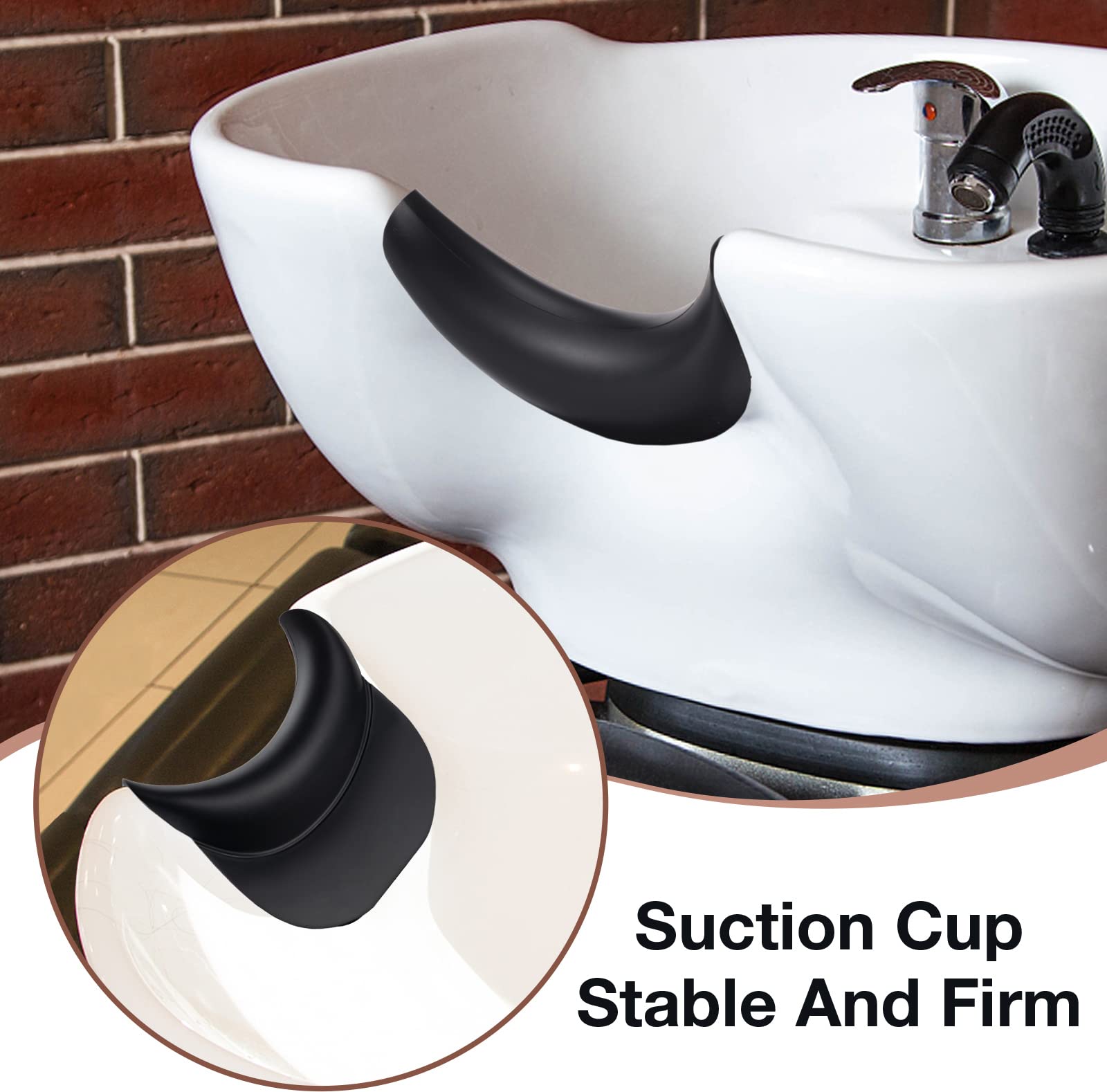 Noverlife portable neck rest fits most salon basins for on-the-go use