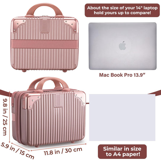 Noverlife makeup case open zipper show interior compartments, organized storage solutions.