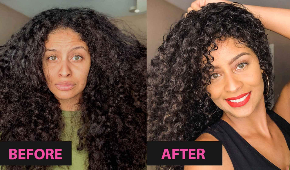 NOVEX Mystic Black conditioner usage — smooths and nourishes hair fibers during application.