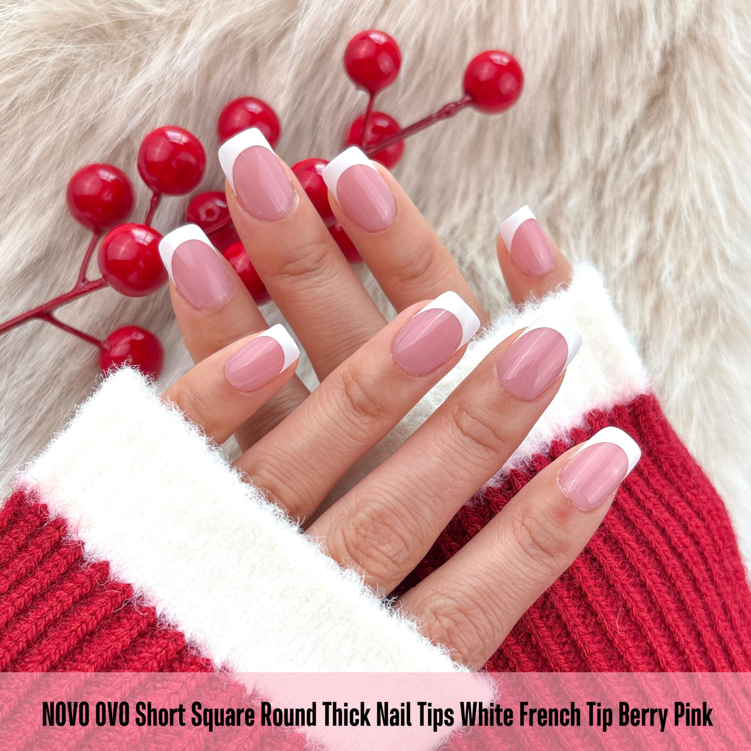 15-size nail tips pack from NOVO OVO fits wide to narrow nail beds.