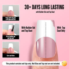 NOVO OVO 15 sizes cover a wide range of nail bed shapes