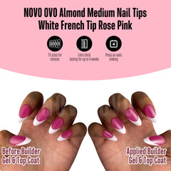 NOVO OVO 15 sizes ensure a precise fit for diverse nails