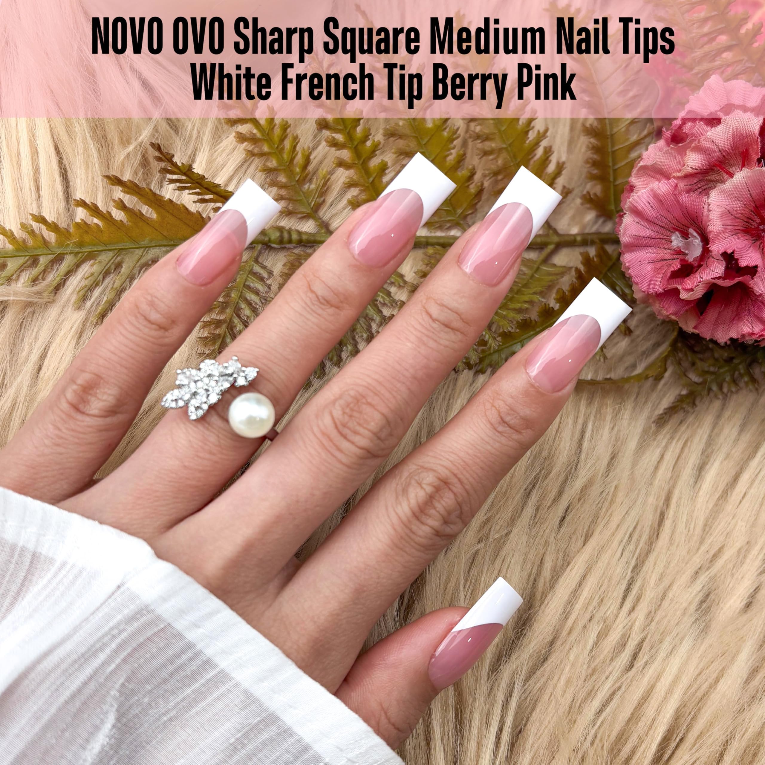 NOVO OVO 180-piece set with 15 sizes for versatile nail fit