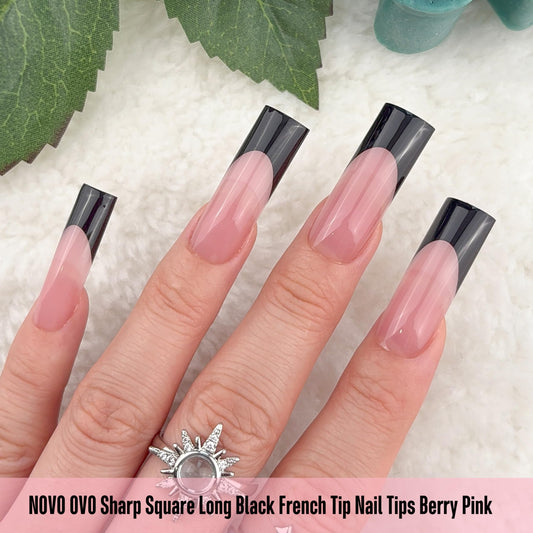 NOVO OVO Berry Pink tips deliver bold color and comfortable wear for daily styling.
