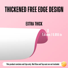 NOVO OVO builder gel and top coat compatible nail tips for enhanced finish