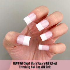 NOVO OVO soft gel tips compatible with builder gel and top coat for durability.