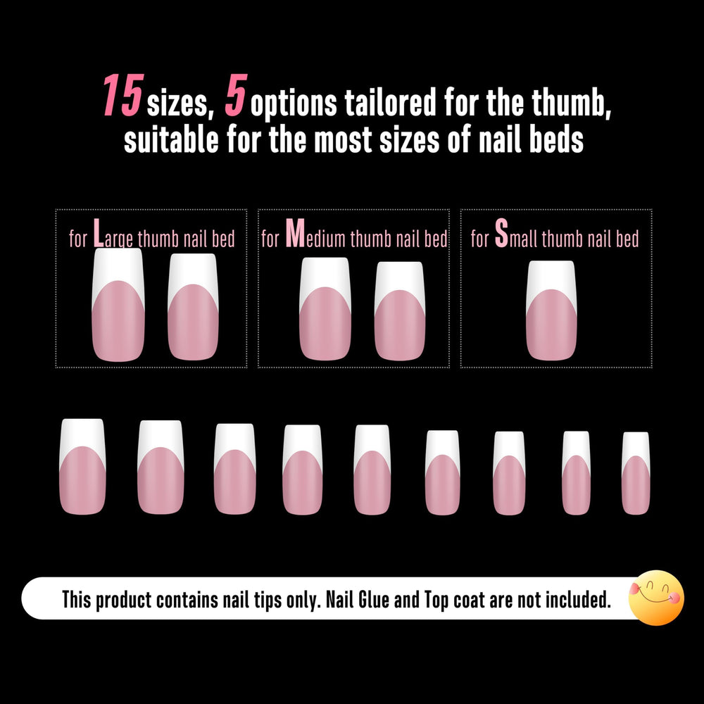 NOVO OVO complete nail tip collection suitable for salon or DIY use.