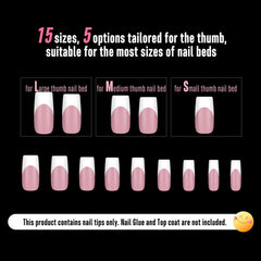 NOVO OVO complete nail tip collection suitable for salon or DIY use.