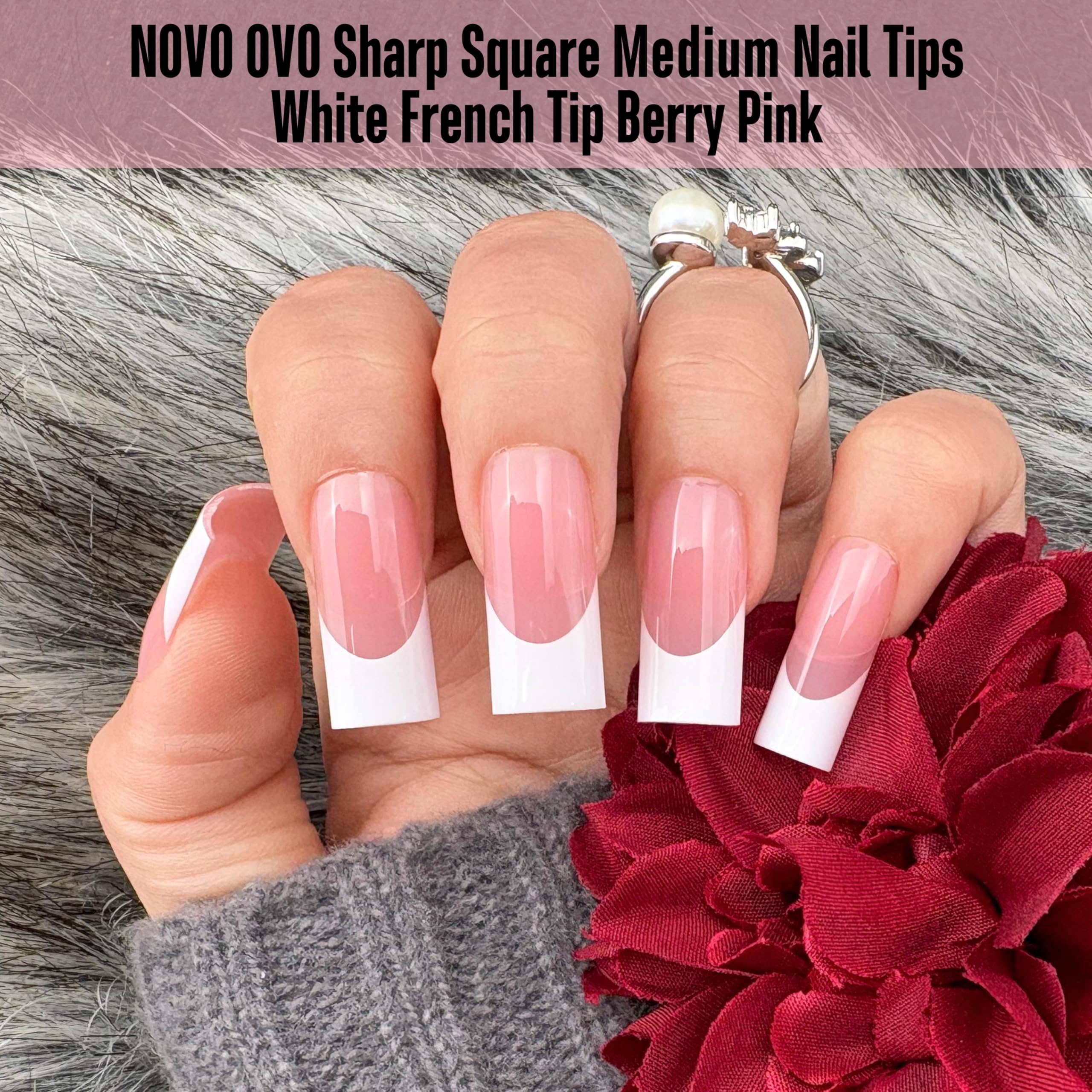 NOVO OVO pre-filed cuticle end tips simplify preparation and application