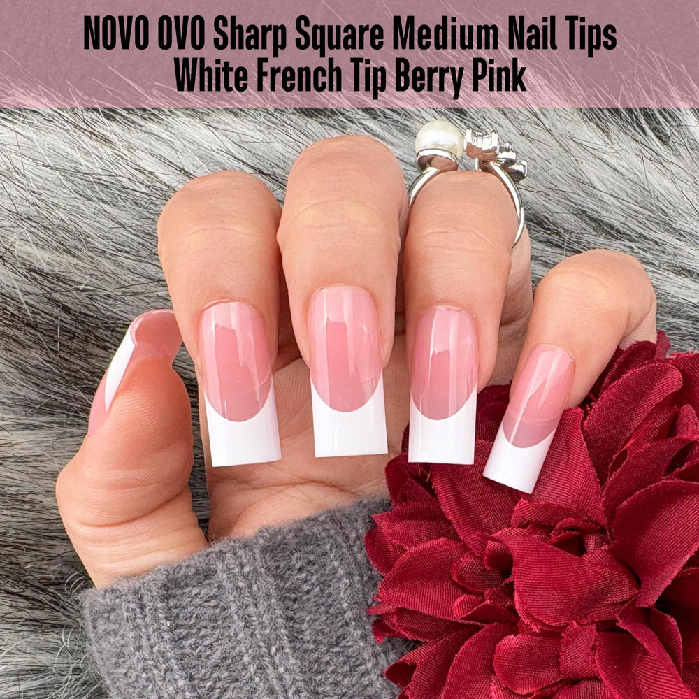 NOVO OVO pre-filed cuticle end tips simplify preparation and application