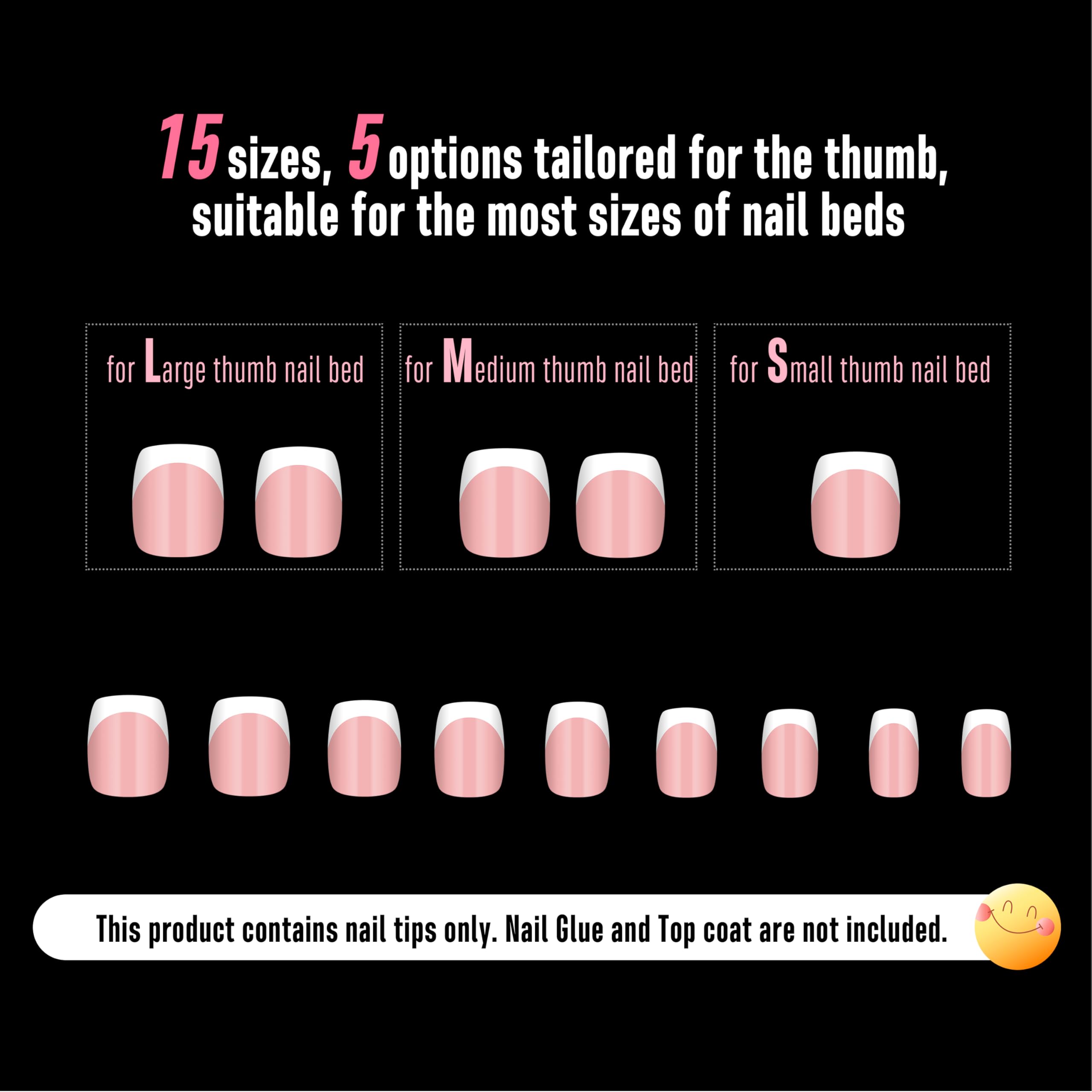 NOVO OVO soak-off tips Baby Pink convenient for quick changes