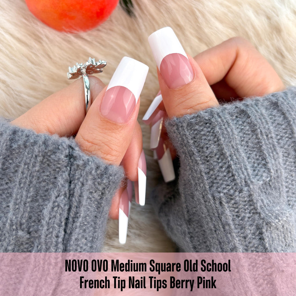NOVO OVO extra thick soft gel tips reduce breakage for longer wear