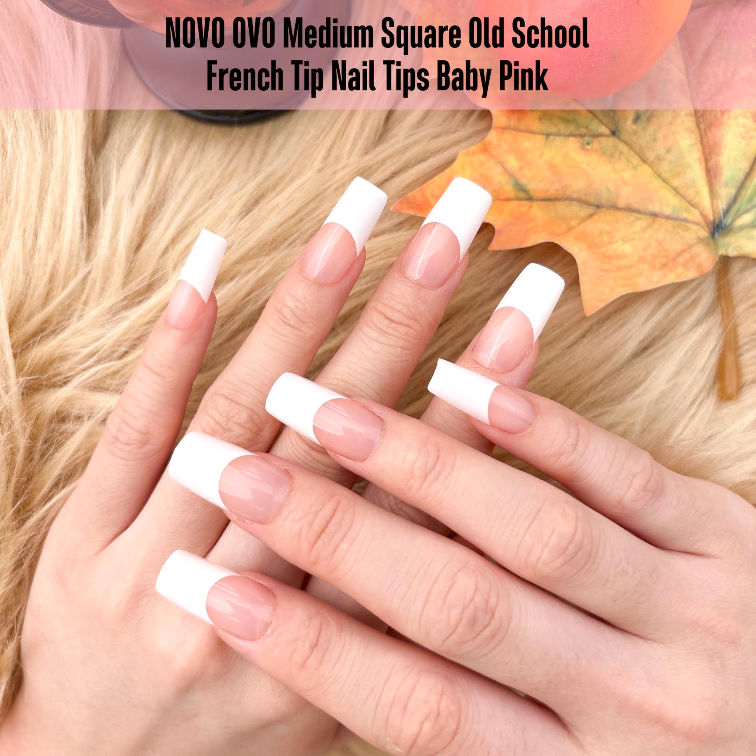 NOVO OVO extra thick soft gel nail tips for sturdier extensions