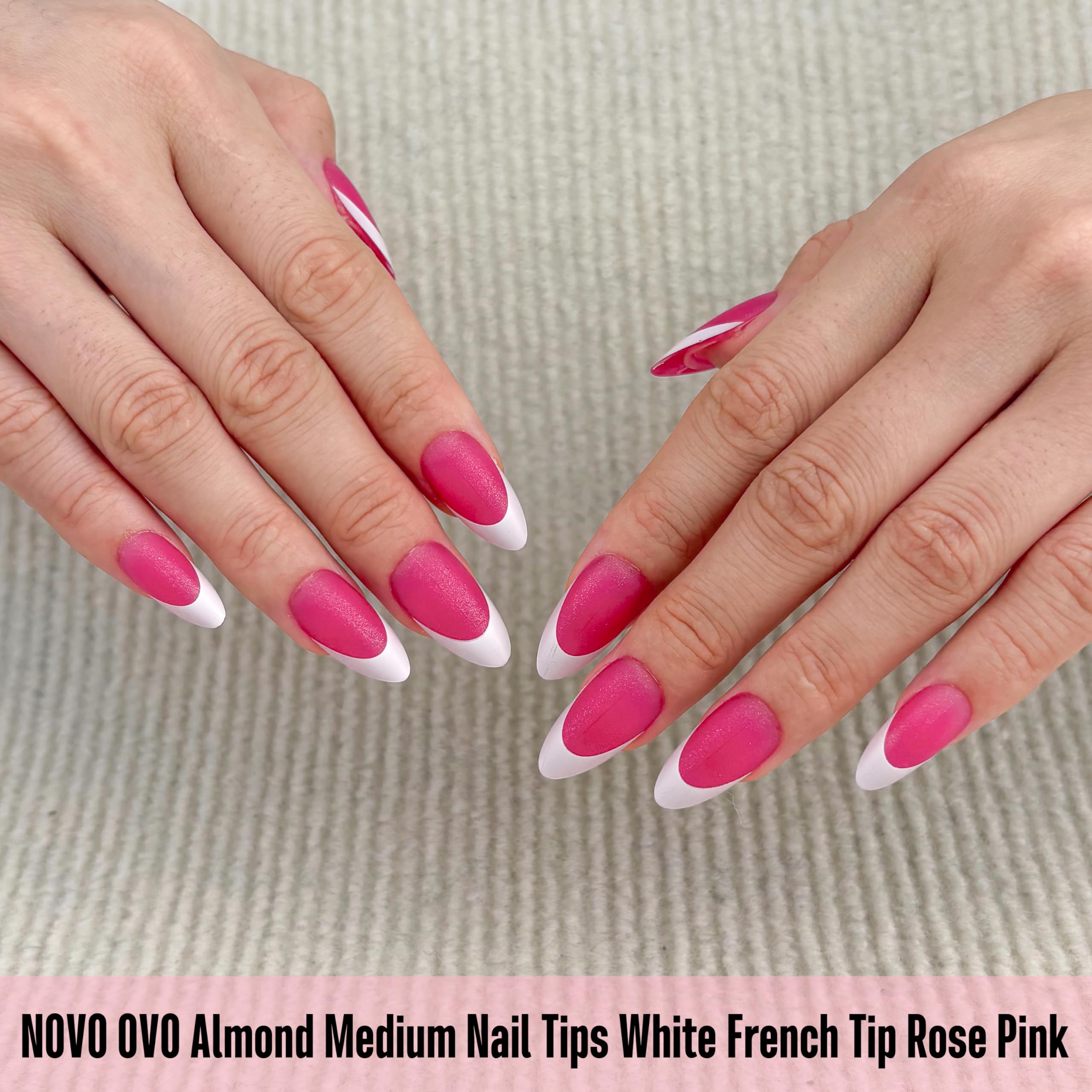 NOVO OVO extra-thick soft gel nail tips for sturdy, long-lasting extensions