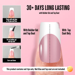 NOVO OVO fifteen-size nail tips laid out for versatile fit.