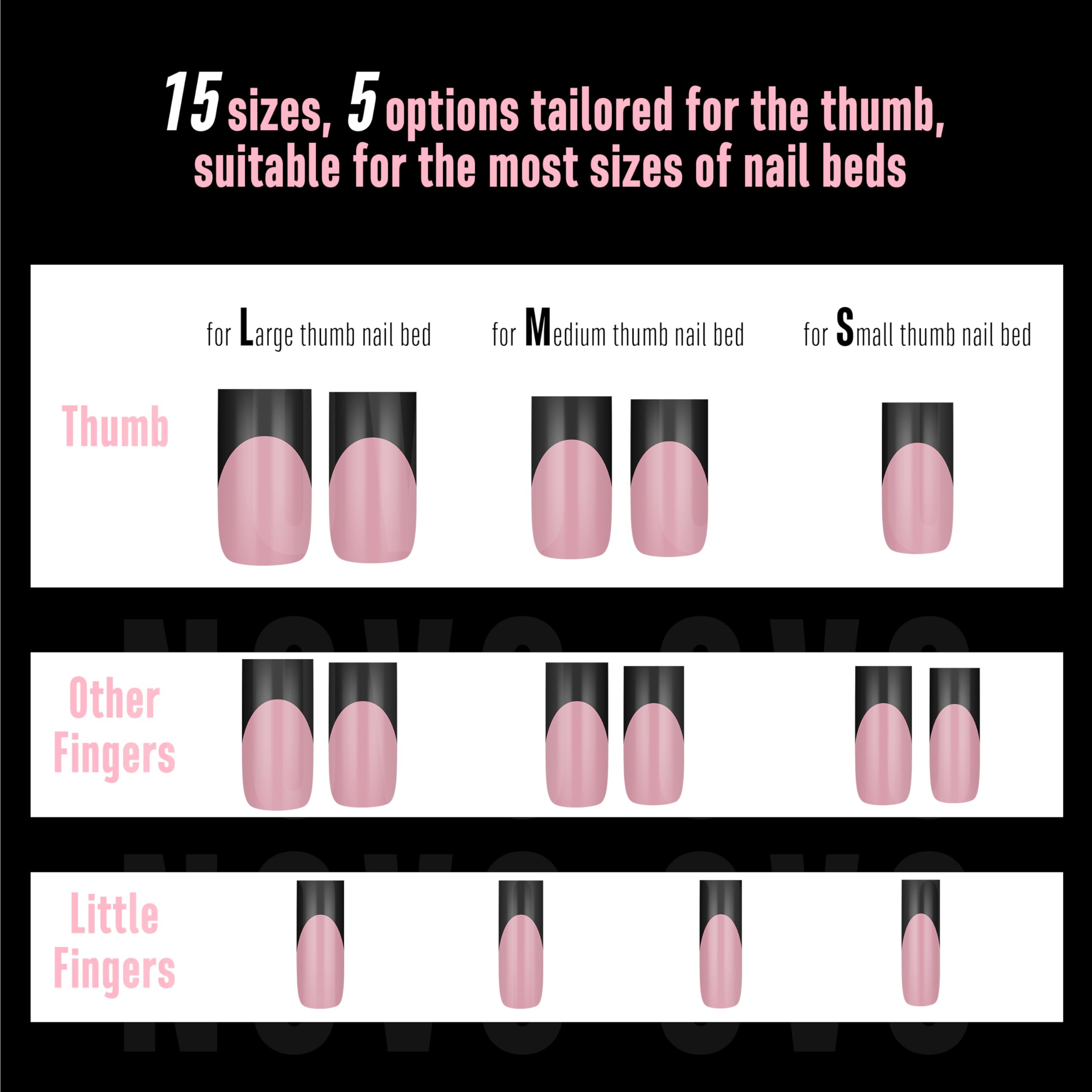 NOVO OVO full cover tips salon ready on hand